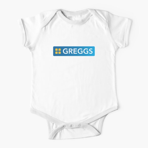 Trending Greggs Logo Short Sleeve Baby One-Piece