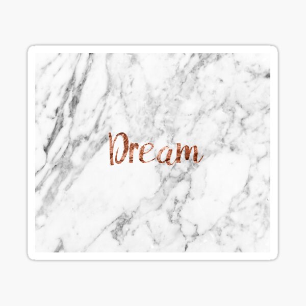 Item preview, Rose gold on marble dream designed and sold by peggieprints.