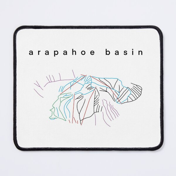 Item preview, Arapahoe Basin Ski Map designed and sold by PowderandSki.