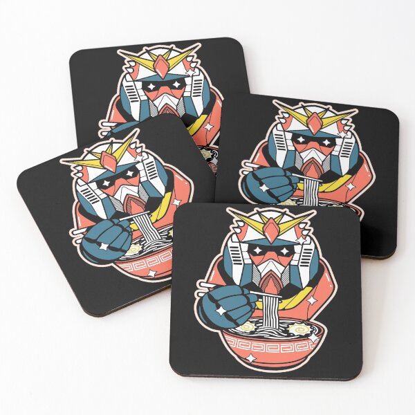 Item preview, Kawaii Robot Eating Ramen Noodles Japanese Food Anime designed and sold by Paula Helit.