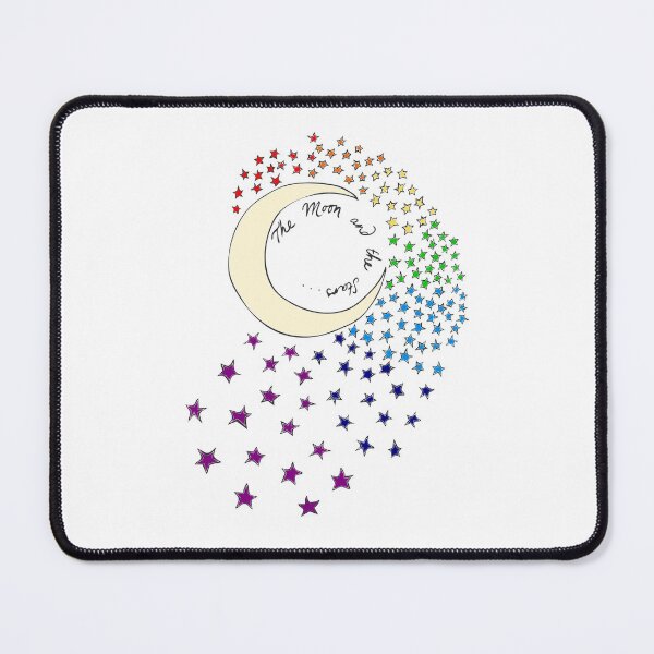 The Moon and the Stars Mouse Pad