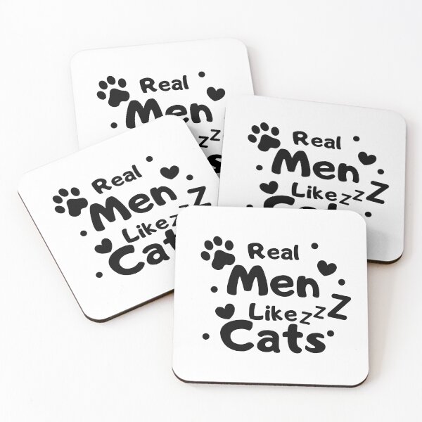 Item preview, Real Men like Cats Husband Dad Gift love Funny Geek Tshirt designed and sold by Nicet-shirt1.