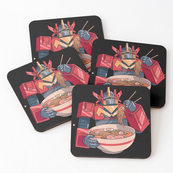 Item preview, Kawaii Robot Eating Ramen Noodles Japanese Food Anime designed and sold by Paula Helit.