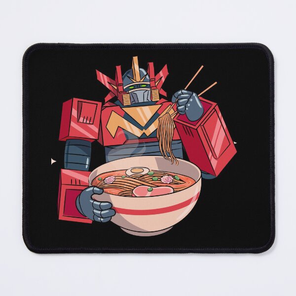 Item preview, Kawaii Robot Eating Ramen Noodles Japanese Food Anime designed and sold by Paula Helit.