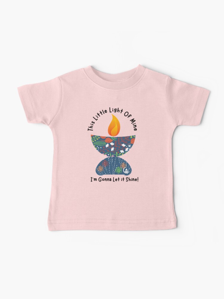 Thumbnail 1 of 2, Baby T-Shirt, Little Light of Mine designed and sold by UUCW.
