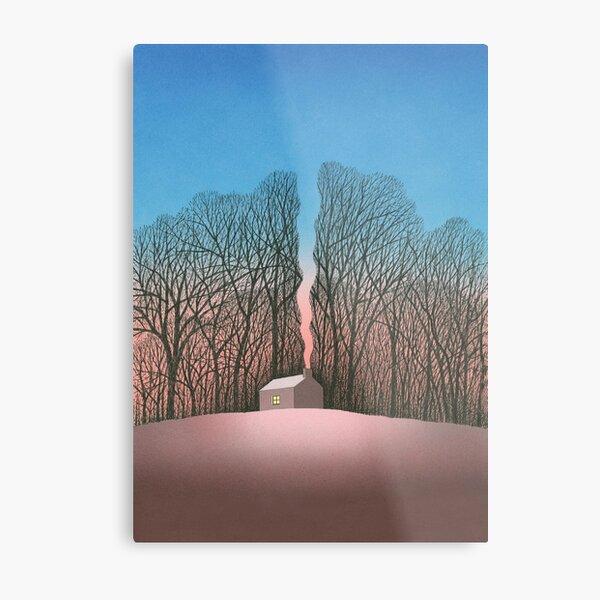 guy billout surrealism wet gareng Metal Print