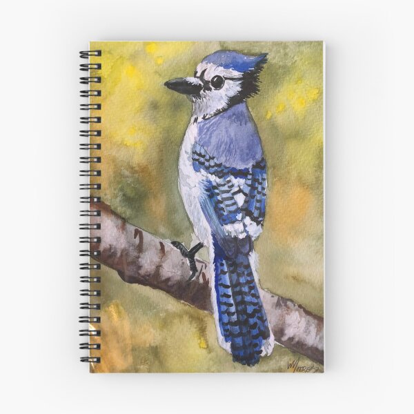 Artikelvorschau, Aquarell Blauhäher entworfen und verkauft von wmeeresart.