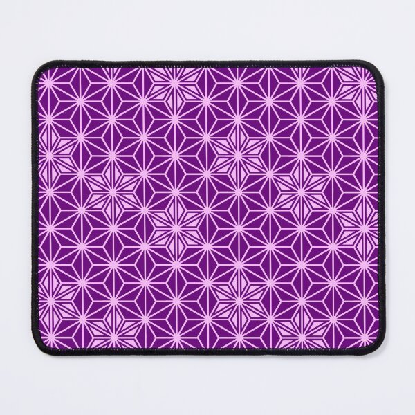 Item preview, Japanese Asanoha pattern - amethyst purple designed and sold by Marymarice.