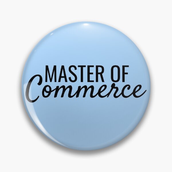 Item preview, Master of Commerce Block and Cursive University Text Design designed and sold by SarahJisri.