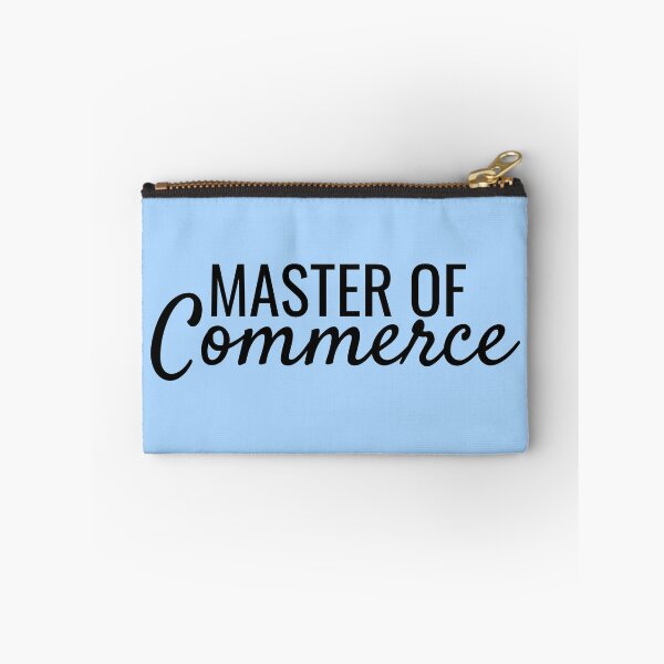 Item preview, Master of Commerce Block and Cursive University Text Design designed and sold by SarahJisri.