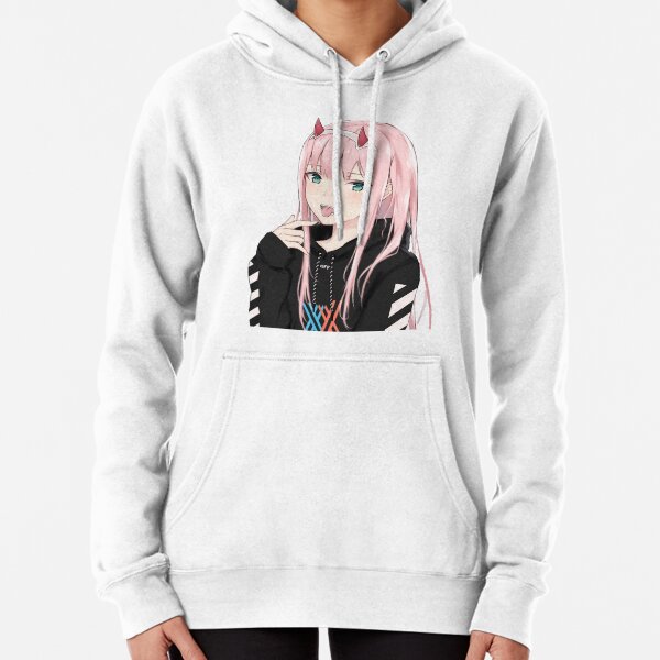 Zero two outlet face hoodie