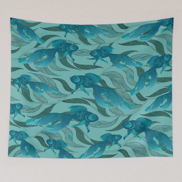 Item preview, Blue Fish Aquarium Seaweed designed and sold by Branka.