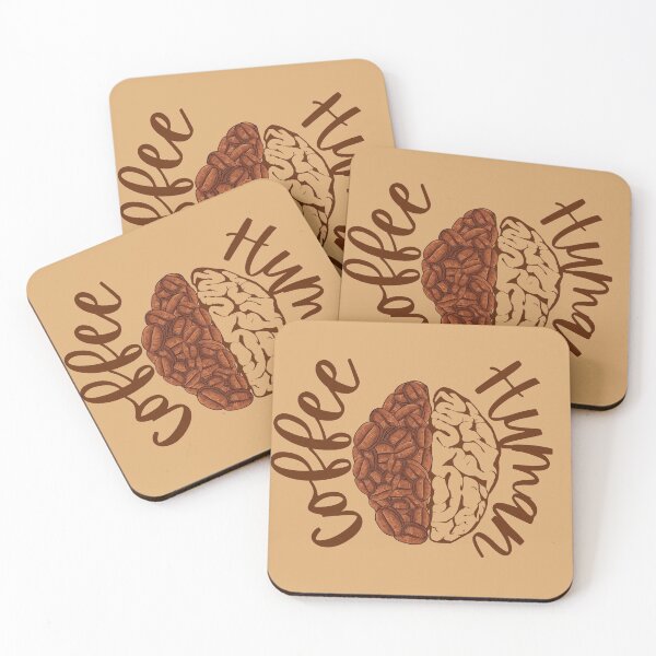 Item preview, Half Human Half Coffee-parts of the human brain designed and sold by Mary Maple.
