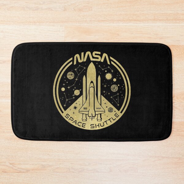 Item preview, USA Space Shuttle Round Emblem - Vintage Gold designed and sold by Lidra Zehcnas.