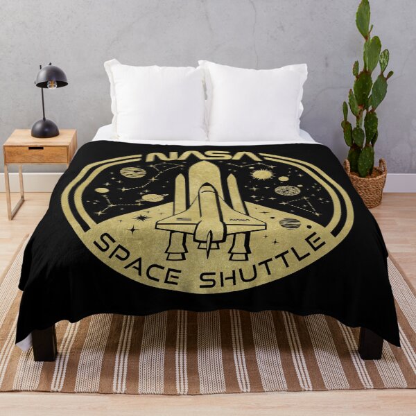 Item preview, USA Space Shuttle Round Emblem - Vintage Gold designed and sold by Lidra Zehcnas.