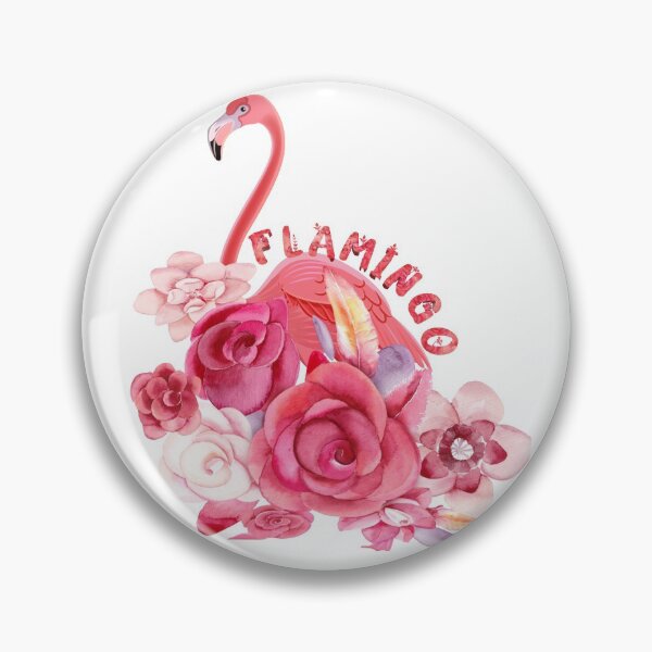Item preview, Flamingo Rose Pink natural Flamingo and Flower  designed and sold by 3metro.
