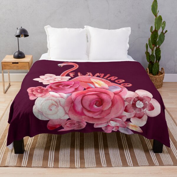 Item preview, Flamingo Rose Pink natural Flamingo and Flower  designed and sold by 3metro.