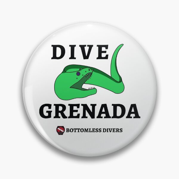Item preview, Dive Grenada Green Moray Eel designed and sold by BottomlessDiver.
