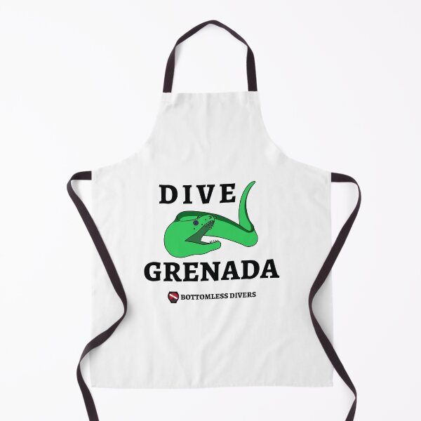 Item preview, Dive Grenada Green Moray Eel designed and sold by BottomlessDiver.