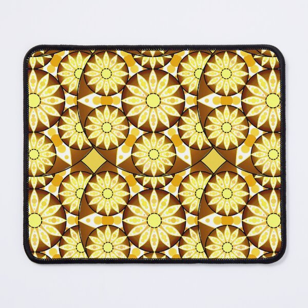 Item preview, Mandala pattern, brown and gold designed and sold by Marymarice.