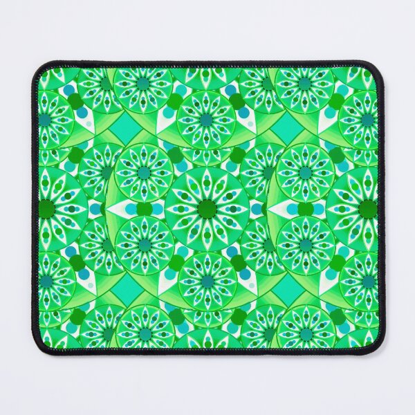 Item preview, Mandala pattern, Emerald green and turquoise designed and sold by Marymarice.