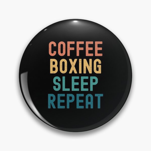Item preview, Coffee Boxing Sleep Repeat - Funny Boxing & Coffee Gift designed and sold by kindxinn.