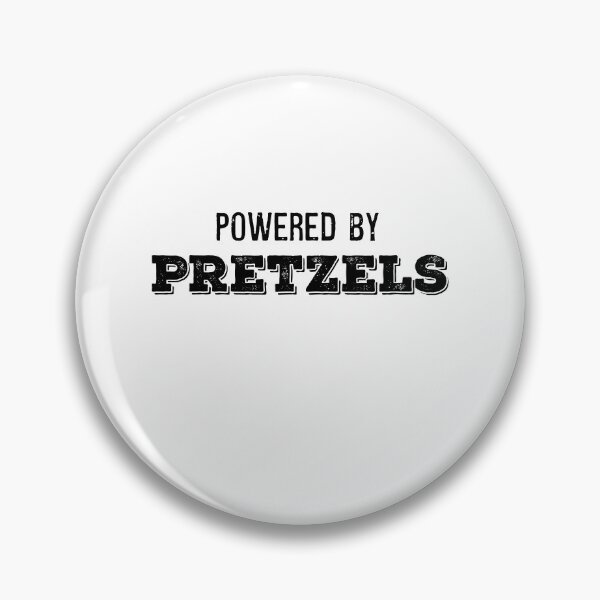 Item preview, Powered By Pretzels Funny Pretzel Lovers Food Baking designed and sold by dbreeze10.