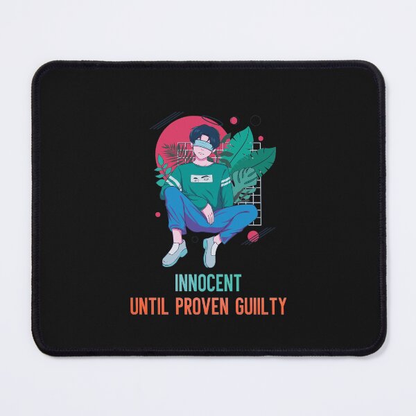 Item preview, Blindfold Anime Guy, Innocent Until Proven Guilty designed and sold by DearSunny.