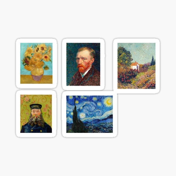 Item preview, Van Gogh Famous Art Painting Pack designed and sold by opptop.