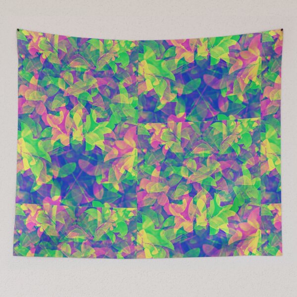 Item preview, Abstract art plants colorful photo  designed and sold by Tropical Blood.