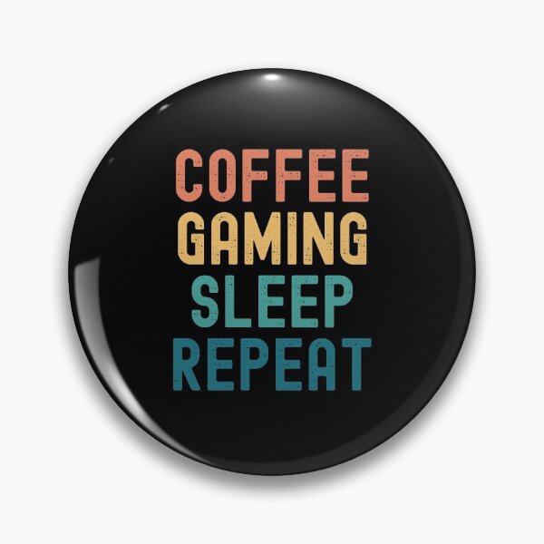 Item preview, Coffee Gaming Sleep Repeat - Funny Gaming & Coffee Gift designed and sold by kindxinn.