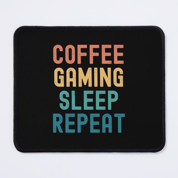 Item preview, Coffee Gaming Sleep Repeat - Funny Gaming & Coffee Gift designed and sold by kindxinn.