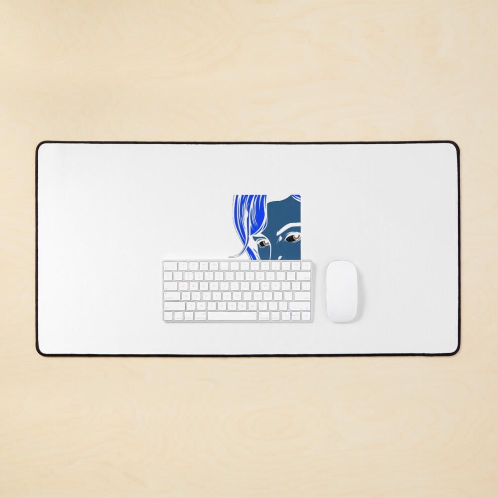 Retro Pop Art Woman Mouse Pad