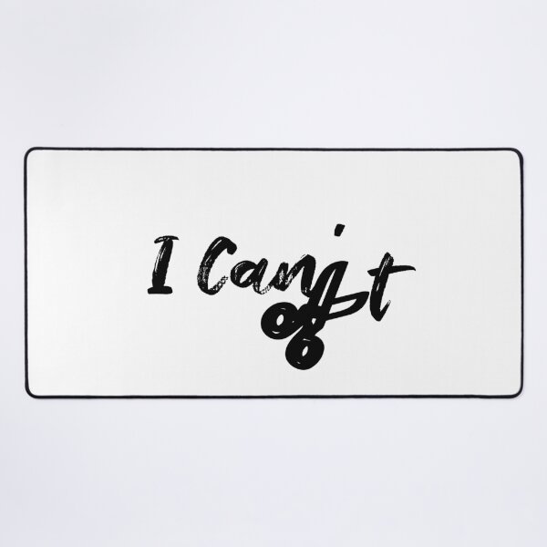 Aperçu de l'œuvre Motivation design i can't créée et vendue par KAASHIRT.