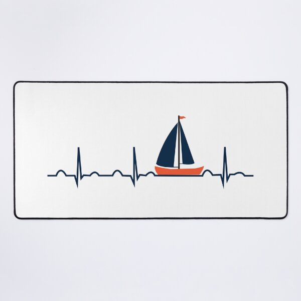 Artikelvorschau, Segeln Heartbeat Sailor Boating entworfen und verkauft von TastefulTees.