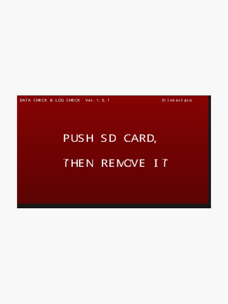 Thumbnail 3 of 3, Sticker, Data Check & Log Check designed and sold by raregamingdump.