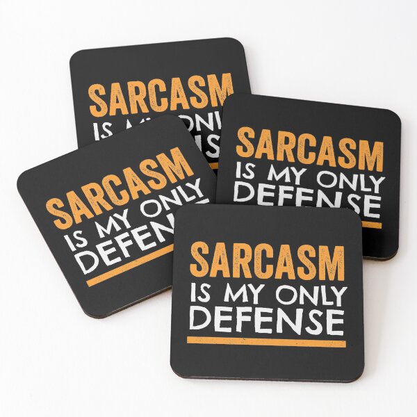 Item preview, sarcasm is my only defense designed and sold by GeeksUnique.