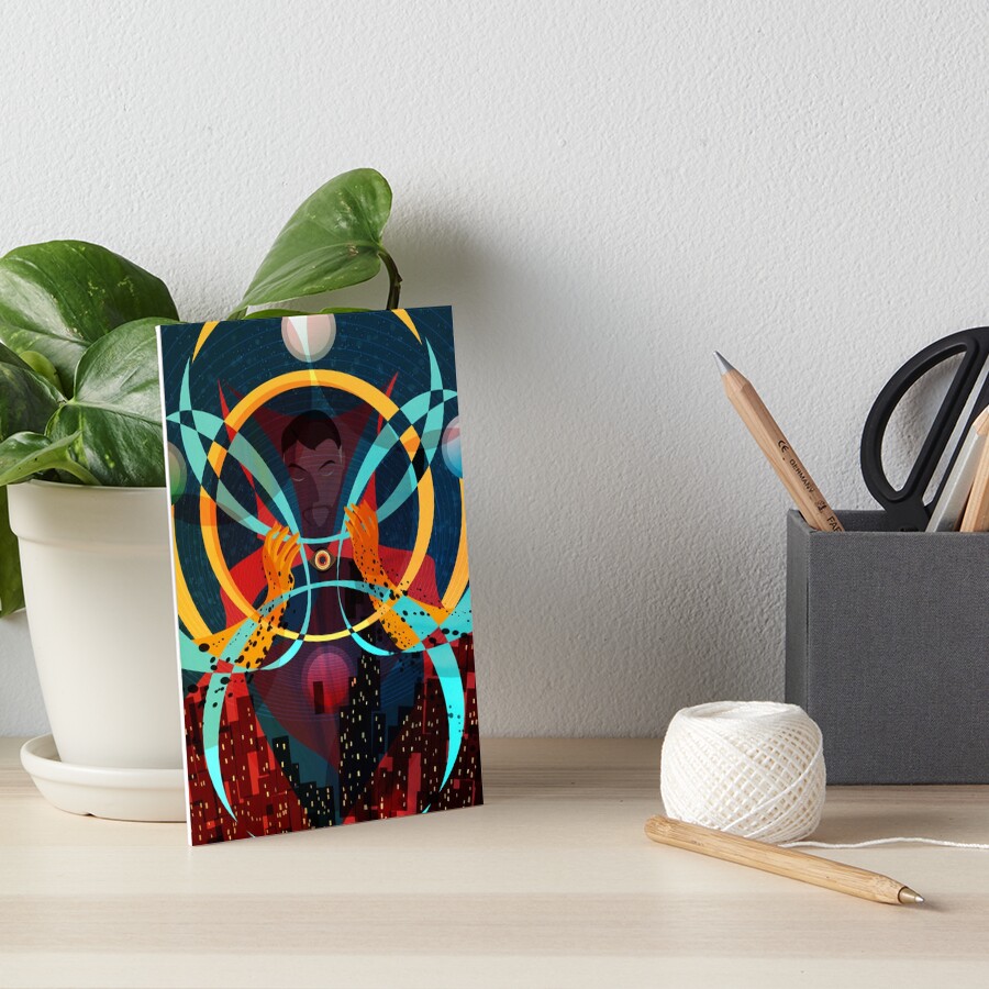 Item preview, Art Board Print designed and sold by modHero.