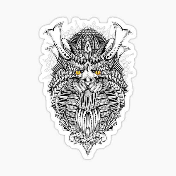 Samurai Cat Sticker