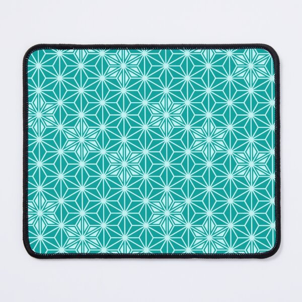 Item preview, Japanese Asanoha pattern - turquoise designed and sold by Marymarice.