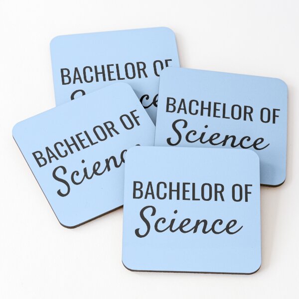 Item preview, Bachelor of Science Block and Cursive University Text Design designed and sold by SarahJisri.