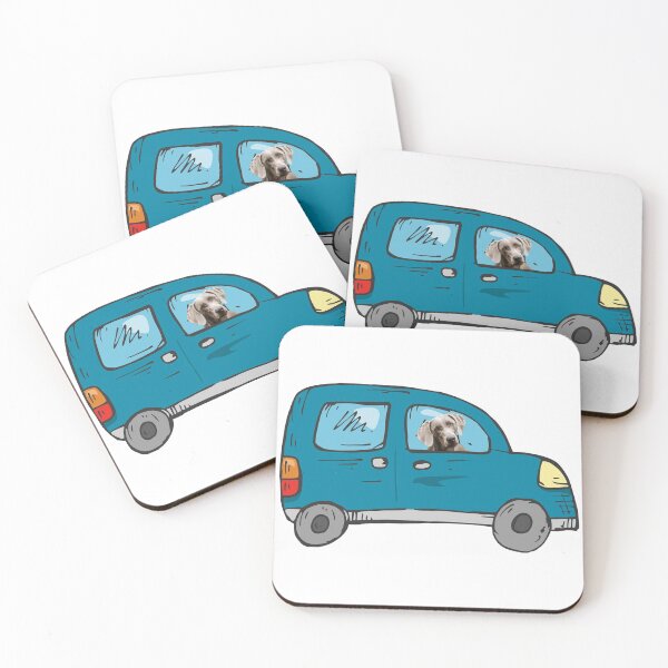 Item preview, Weimaraner driving a dog designed and sold by apuppyfeed.