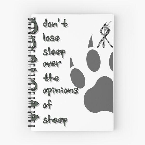 Item preview, Wolves don’t lose sleep designed and sold by Phoenix Black.