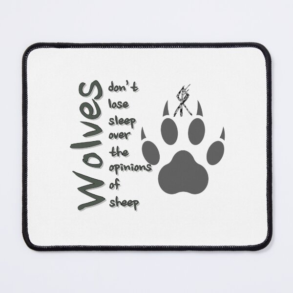 Item preview, Wolves don’t lose sleep designed and sold by Phoenix Black.