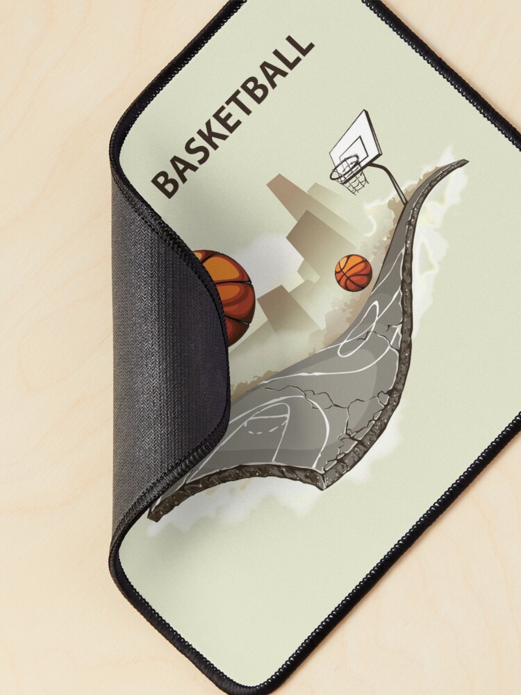 Thumbnail 2 of 5, Mouse Pad, Creative Basketball designed and sold by Haxino.