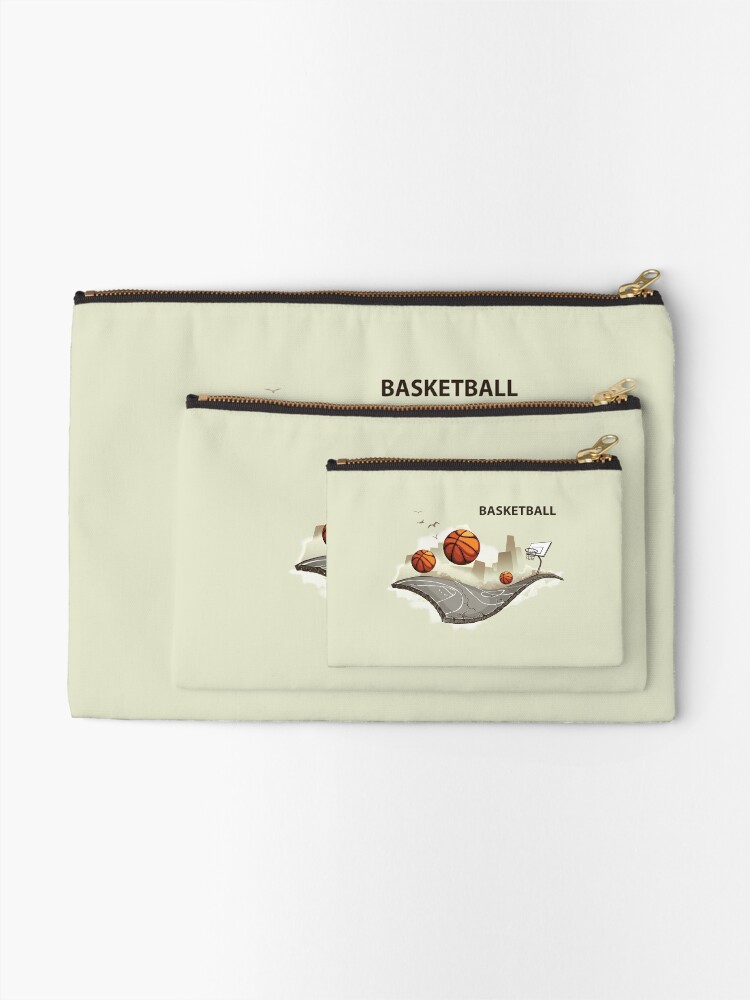 Thumbnail 2 of 4, Zipper Pouch, Creative Basketball designed and sold by Haxino.
