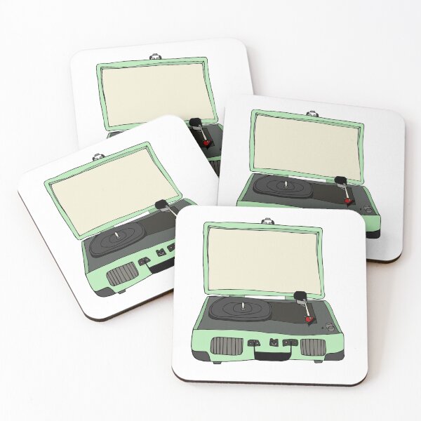 Item preview, image of a vinyl record player. designed and sold by Nia-Chi.
