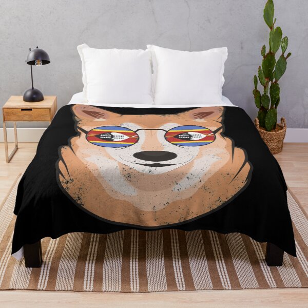 Item preview, Vintage Patriotic Shiba Inu Swazi Flag designed and sold by feether-store.