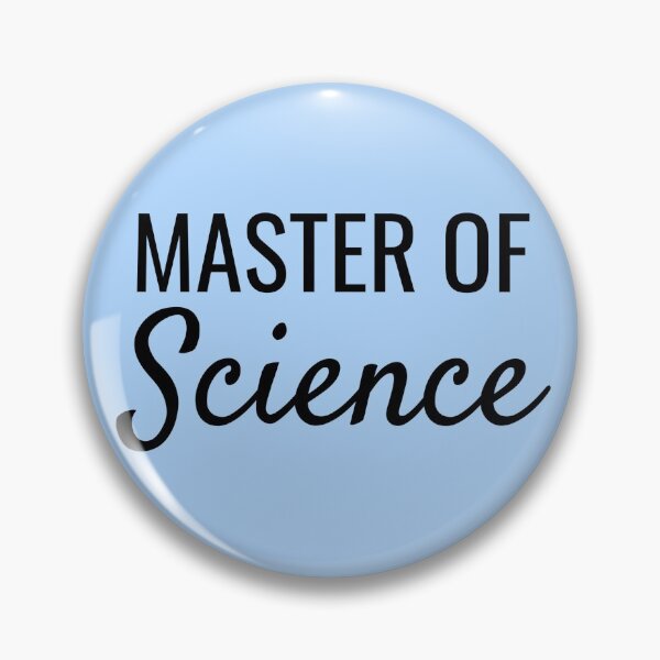 Item preview, Master of Science Block and Cursive University Text Design designed and sold by SarahJisri.