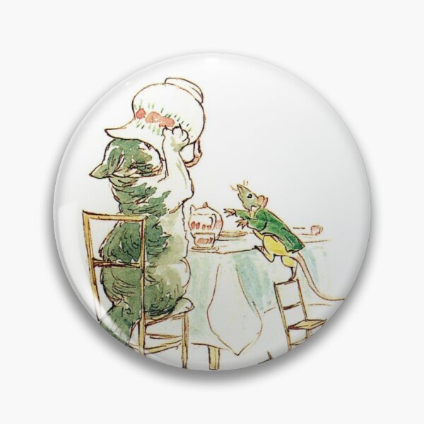 Item preview, Beatrix Potter Vintage Mouse and Cat Illustration  designed and sold by Pinkmagenta.